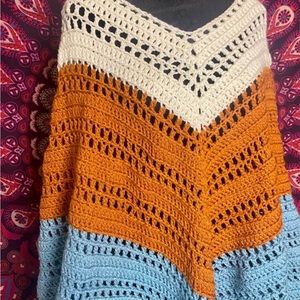 Colorful Crochet Women's Sweater